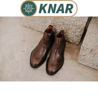 Giày Cao Cổ Nam Kiểu Dáng Chelsea Boot Chất Liệu Da Bê Thương Hiệu KNAR (K 23 CS 02 M)