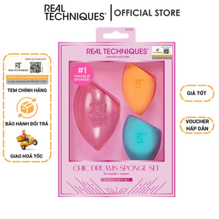 Bộ 2 mút kèm case Real Techniques Limited Edition Chic Dreams Sponge Set