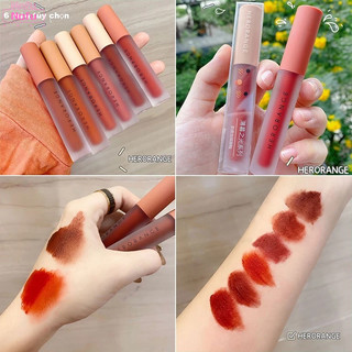 Nofu@son kem lì herorange siêu xinh chất mềm và mịn môi, lên màu cực chuẩn