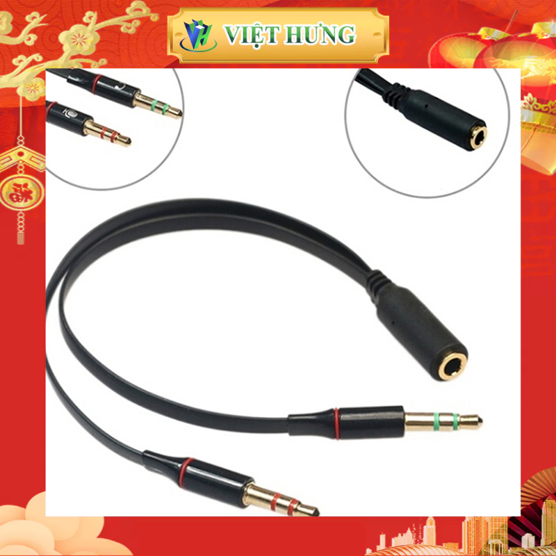 Jack gộp audio và mic 3.5mm | Jack gộp tai nghe 3.5