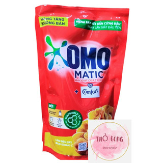 2 Bịch Nước giặt Omo Matic tinh dầu thơm Comfort 412g