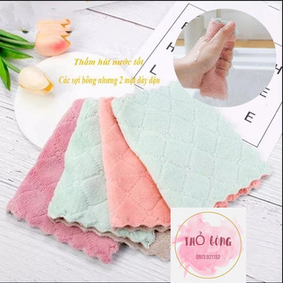Combo 5 khăn lau tay lau bát đĩa khăn nhà bếp đa năng