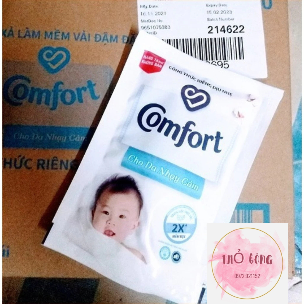 Nước xả vải Comfort 120ml - Cho da Nhạy Cảm / Thanh Xuân- hàng Tặng