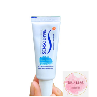 Kem đánh răng Sensodyne Deep Clean 18g- Hàng Tặng Không Bán