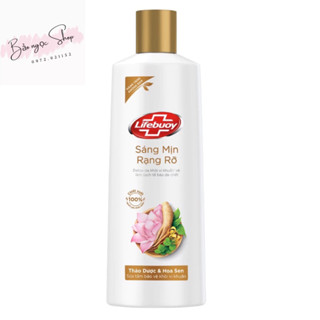  Sữa tắm Lifebuoy Det ox Thảo dược & Hoa sen 200gr de tox da khỏi vi khuẩn làm sạch tế bào chết và sáng mịn 