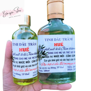 Dầu tràm Huế loại 1 chai vuông/ Chai tròn 100ml