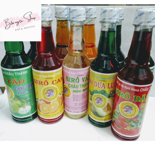 Siro Trái Cây Các Loại chai 400ml. Phù hợp để pha chế các loại nước uống như trà sữa, siro đá bào, soda, cocktail...