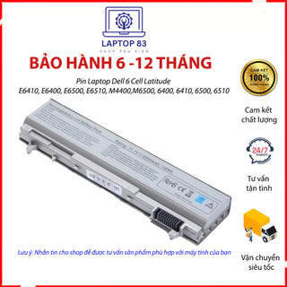 Pin laptop dell 6 cell latitude e6410, e6400, e6500, e6510, m4400,m6500, 6400, 6410, 6500, 6510