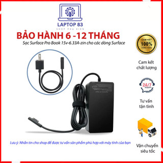 Sạc surface pro book 15v-6.33a-102w zin cho các dòng surface
