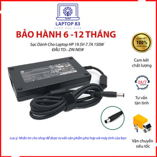 Sạc Dành Cho Laptop HP 19.5V-7.7A 150W  ĐẦU TO zin new