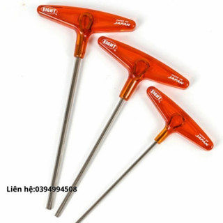 Lục giác chữ T EIGHT dòng 018-H, kích cỡ 2, 2.5, 3, 4, 5, 6mm, Made in Japan