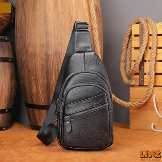 Túi bao tử LIINZ LEATHER BT1808 Da bò thật nguyên tấm