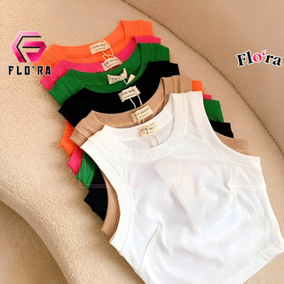 Áo Croptop BA LỖ BẢN TO Chất Thun Cotton Kiểu Trơn Sexy, Áo Thun Nữ Ôm Body Đẹp Tôn Dáng Flo'ra