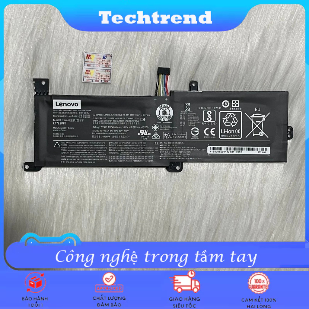 PIN laptop Lenovo IDEAPAD 320 L16L2PB3, L16L2PB1, 320-15,L16L2PB2 L16S2PB2 L16C2PB2  L17L2PF1