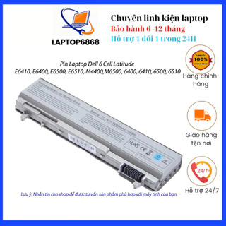 Pin laptop dell 6 cell latitude e6410, e6400, e6500, e6510, m4400,m6500, 6400, 6410, 6500, 6510
