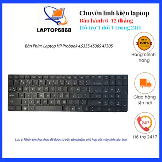 Bàn phím laptop hp probook 4535s 4530s 4730s bảo hành 9 tháng