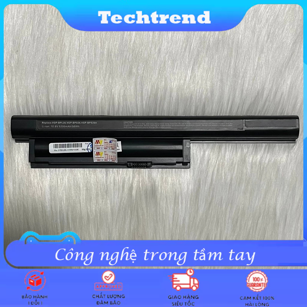 Pin Laptop Sony Vaio BPS26 PCG-71713L PCG-71811L PCG-71911L PCG-71912L PCG-71913L PCG-71914L mới 100%