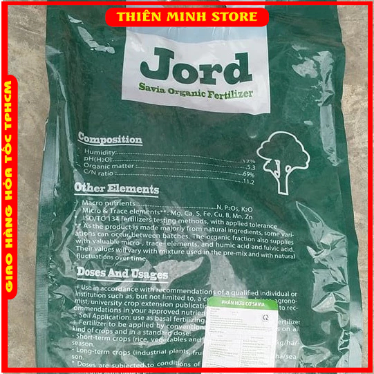 Phân cá hồi Jord 2-5kg