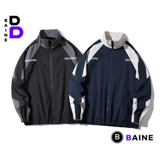 Áo Khoác Bomber Dù RESUAPRE 2024 Nam Nữ Form Rộng 2 Lớp, Áo Khoác Phối Cao Cấp Ulzzang Unisex BAINE