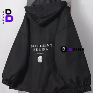 Áo Khoác Bomber Dù DIFFERENT Nam Nữ Form Rộng 2 Lớp, Áo Khoác Ulzzang Unisex Thời Trang BAINE