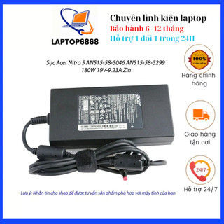 Sạc acer nitro 5 an515-58-5046 an515-58-5299 180w 19v-9.23a zin