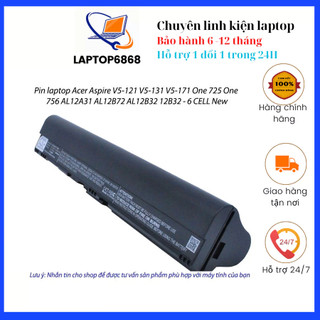 Pin laptop acer aspire v5-121 v5-131 v5-171 one 725 one 756 al12a31 al12b72 al12b32 12b32 - 6 cell new