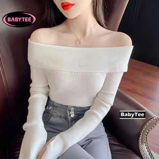 Áo croptop tay dài trễ vai gân ôm body nữ, áo thun trơn dáng crt ống tay xẻ kiểu sexy chất gân đẹp
