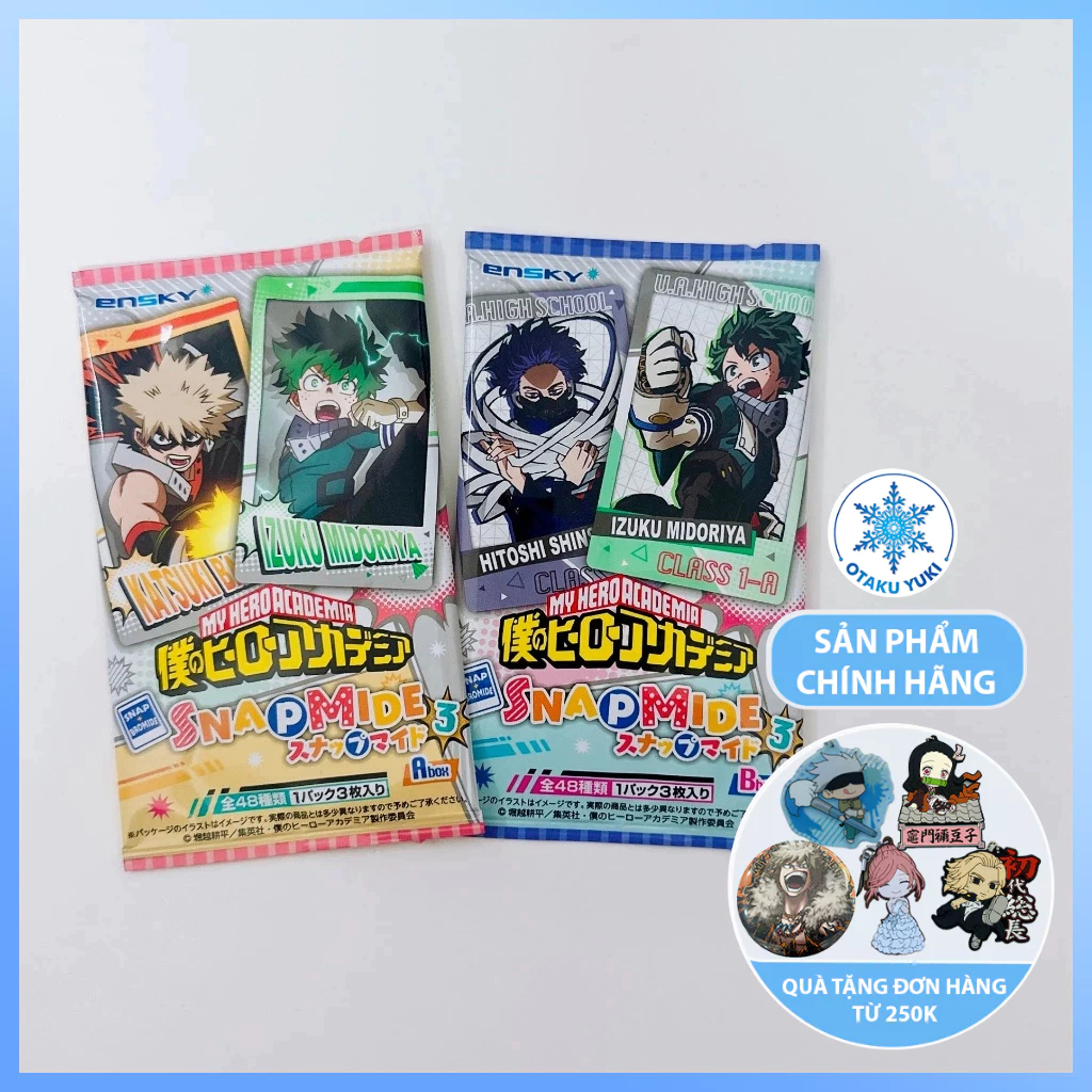 Gói Thẻ Nhân Phẩm Snapmide 3 Boku No Hero Academia