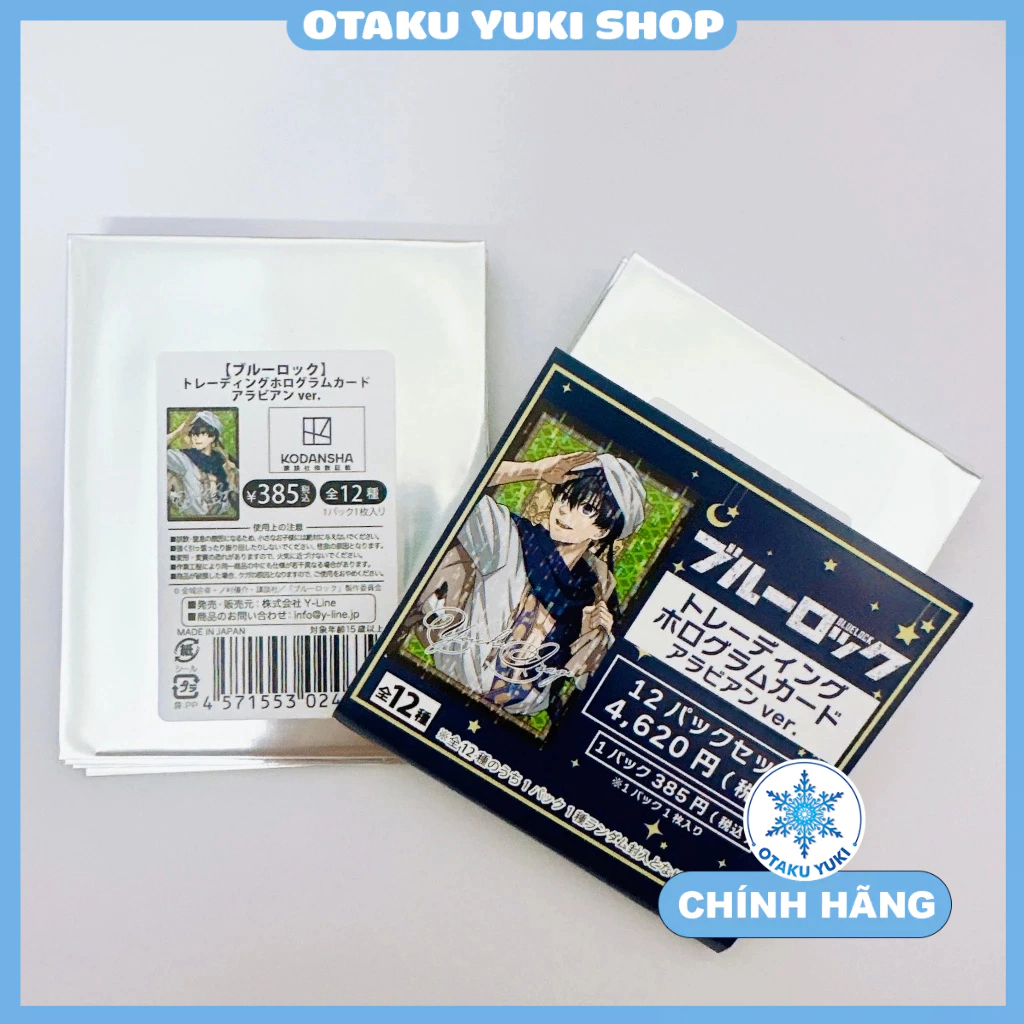 Gói Thẻ Nhân Phẩm Pack Card Blue Lock Flash Card