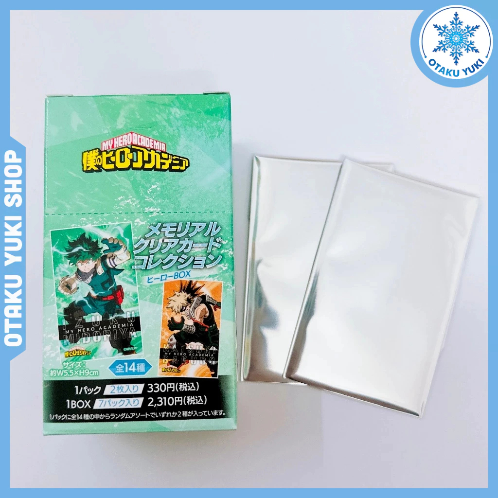 Gói Thẻ Nhân Phẩm Pack Card Boku No Hero Academia Memorial Clear Card Collection