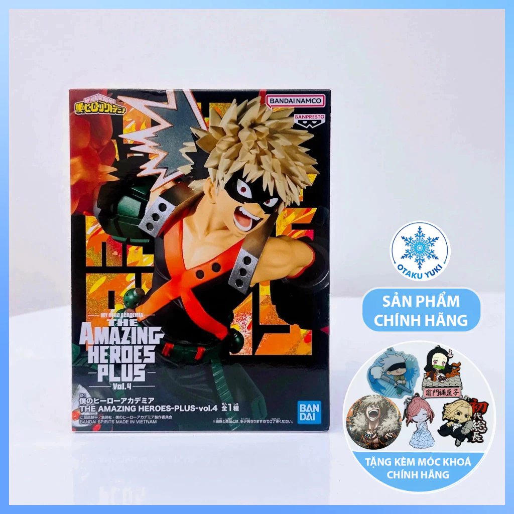 Mô Hình Katsuki Bakugo The Amazing Heroes Plus Vol. 4 Figure
