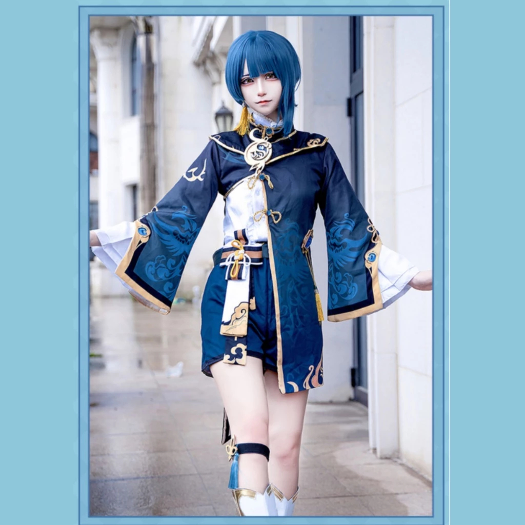 [Order 7-10 Ngày] Trang Phục Hoá Trang Cosplay Xingqiu (Genshin Impact)(Cosplay)