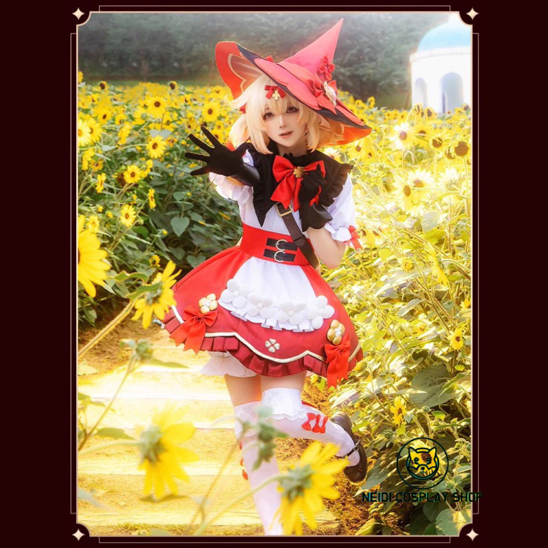 [Order 7-10 Ngày] Trang Phục Hoá Trang Cosplay Klee “Phù Thuỷ” (Genshin Impact)(Cosplay)