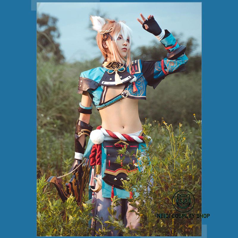 [Order 7-10 Ngày] Trang Phục Hoá Trang Cosplay Gorou (Genshin Impact)(Cosplay)