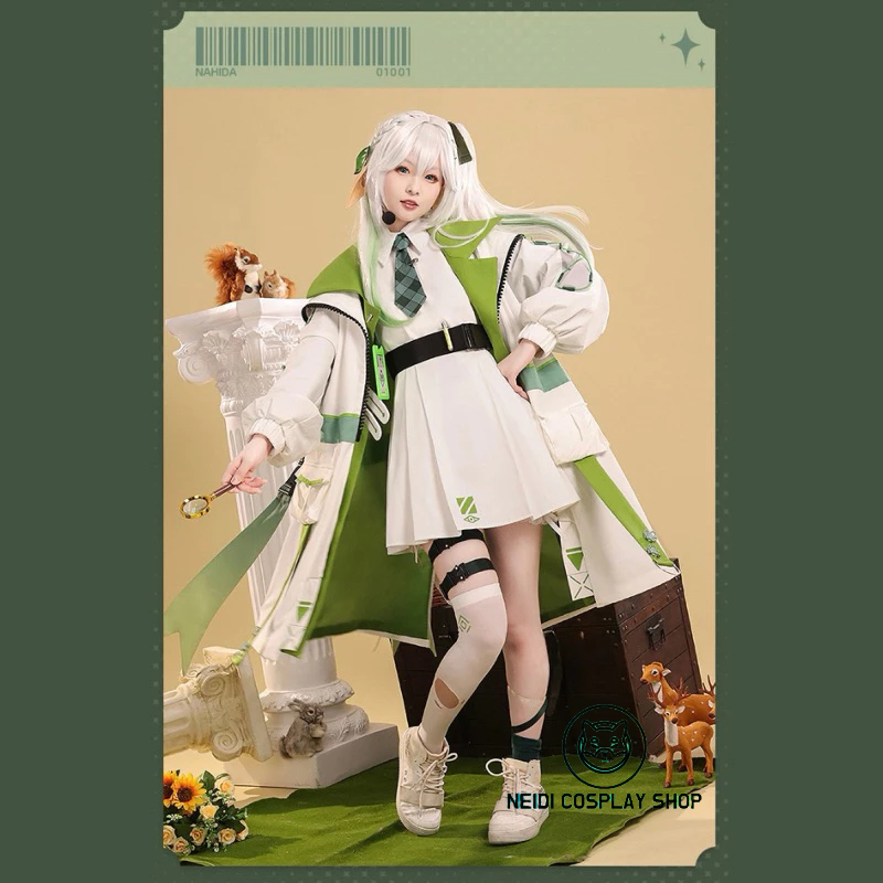 [Order 8-15 Ngày] Trang Phục Hoá Trang Cosplay Nahida (Genshin Impact)(Cosplay)