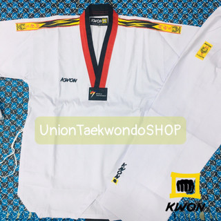 Võ Phục Taekwondo Cổ Đỏ Đen KWON TIGER x UnionTaekwondoSHOP dobok