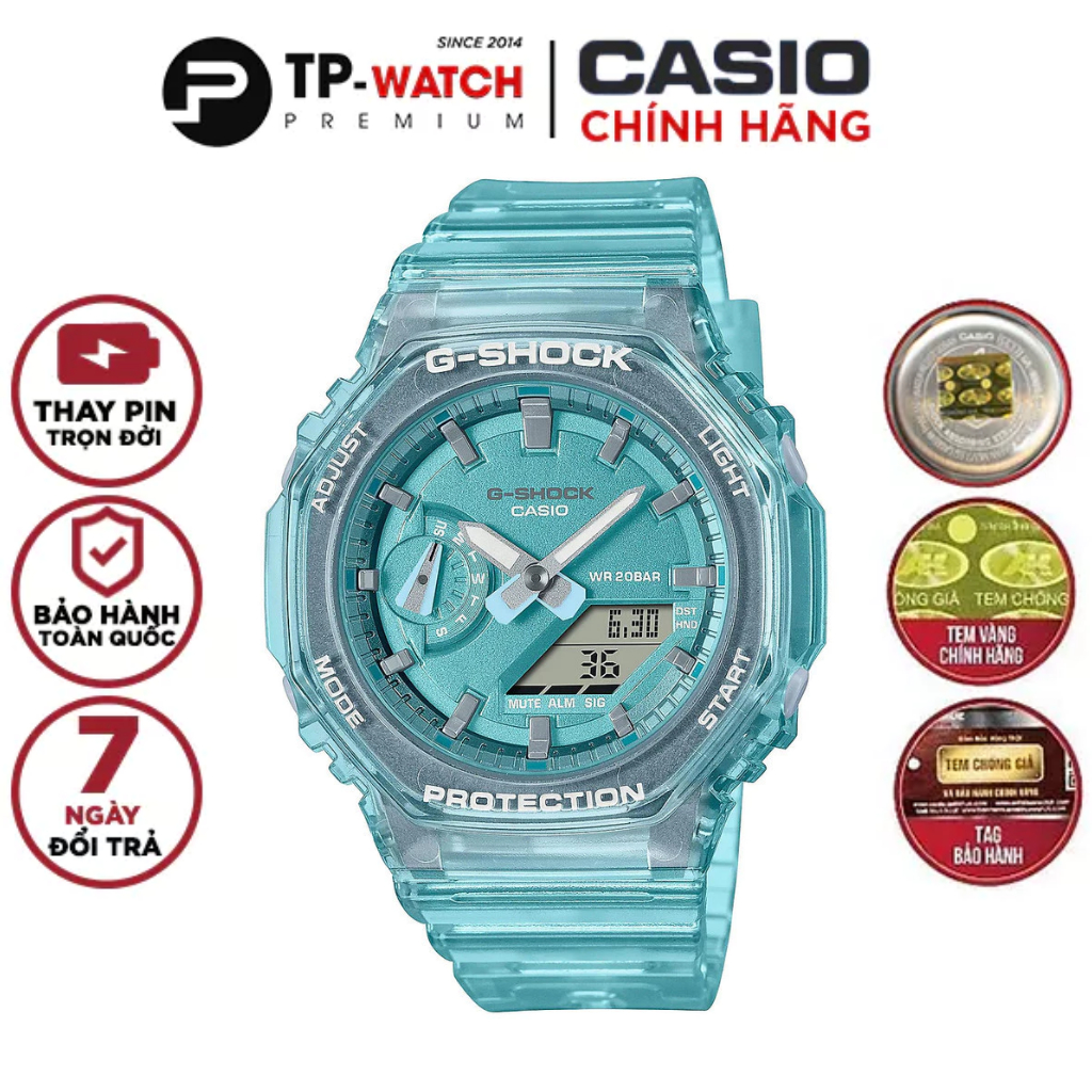 Đồng Hồ Nữ Dây Nhựa Casio G-Shock GMA-S2100SK-2ADR | GMA-S2100SK-2A