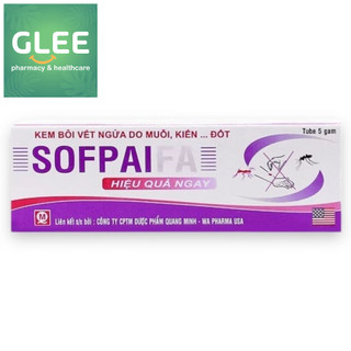 Kem bôi vết ngứa do muỗi, kiến đốt Sofpai Hộp 1 tuýp 5g