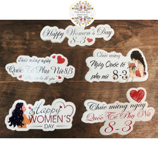 10 banner chúc mừng sinh nhật14/2 8/3 20/10 giấy kaft dày dặn cứng cáp trang nhã sang trọng kẹp thiệp 14-2 8-3 20-10