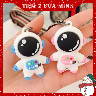 Móc Khóa Hình Phi Hành Gia Cute - Móc Chìa Khóa Đôi Siêu Kawaii treo cặp sách, điện thoại
