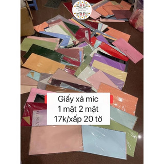 Xả 5 xấp giấy gói hoa tươi hoa sáp bó hoa giấy bóng mờ 1 mặt 2 mặt 2 màu... 1 xấp 20 tờ lỗi nhẹ, đẹp 98% mic màu
