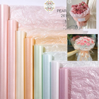 2 xấp Giấy nhăn giấy nhún nến Syndey gói hoa tập 20 tờ ánh ngọc trai giấy nền phông nền chụp ảnh làm handmade 