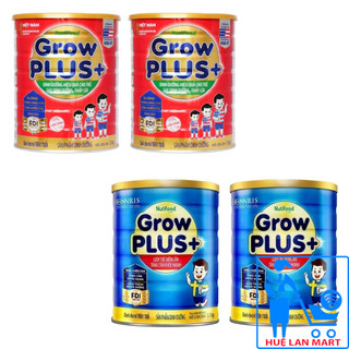 Combo 2 hộp sữa bột nutifood grow plus+ đỏ/xanh weight pro hộp 1,5kg