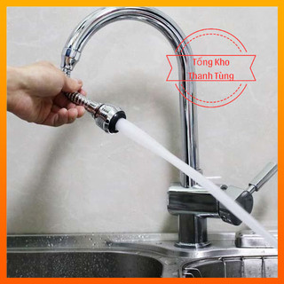 Dây Nối Đầu Vòi Nước tăng áp bồn rửa bát xoay 360 độ cao cấp