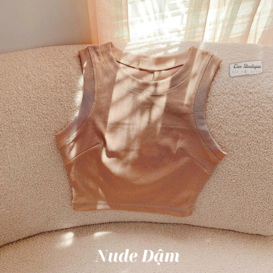 Áo Ba Lỗ Nữ Cotton C060 Mặc Đi Chơi Đi Hẹn Hò Siêu Đẹp