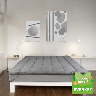 Combo chăn ấm đệm êm Everon ( 1 Topper 7cm kích thước tùy chọn + 1 Ruột chăn 200*220)