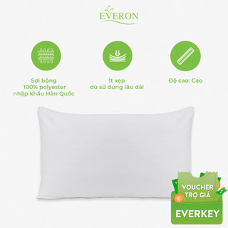 Ruột gối nằm standard  Everon 45x65cm Độ cao 15cm, Độ mềm trung bình(ERG4565E)