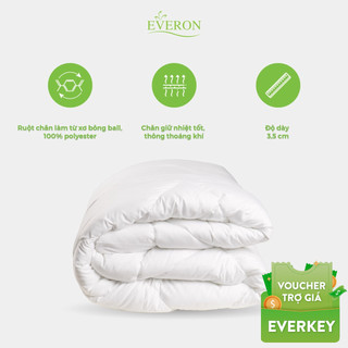 Ruột chăn truyền thống Everon Classic (Dày 3.5cm) siêu ấm, nhiều kích thước