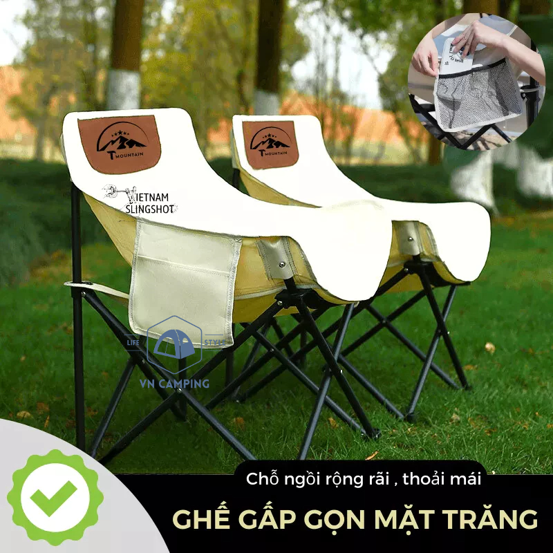 Ghế Camping Ngả Lưng Tmountain Gấp Gọn Thư Giãn Dã Ngoại Du Lịch Cao Cấp Dễ Gấp Mở  | BigBuy360 - bigbuy360.vn