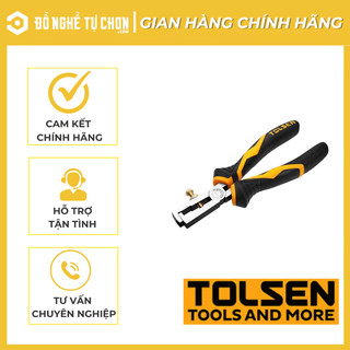Kìm tuốt dây điện 6 in công nghiệp tolsen 10028 - CHÍNH HÃNG